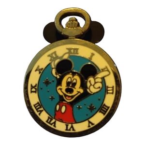 Disney mickey mouse mystery pin 1 of 8 stop watch trading pin